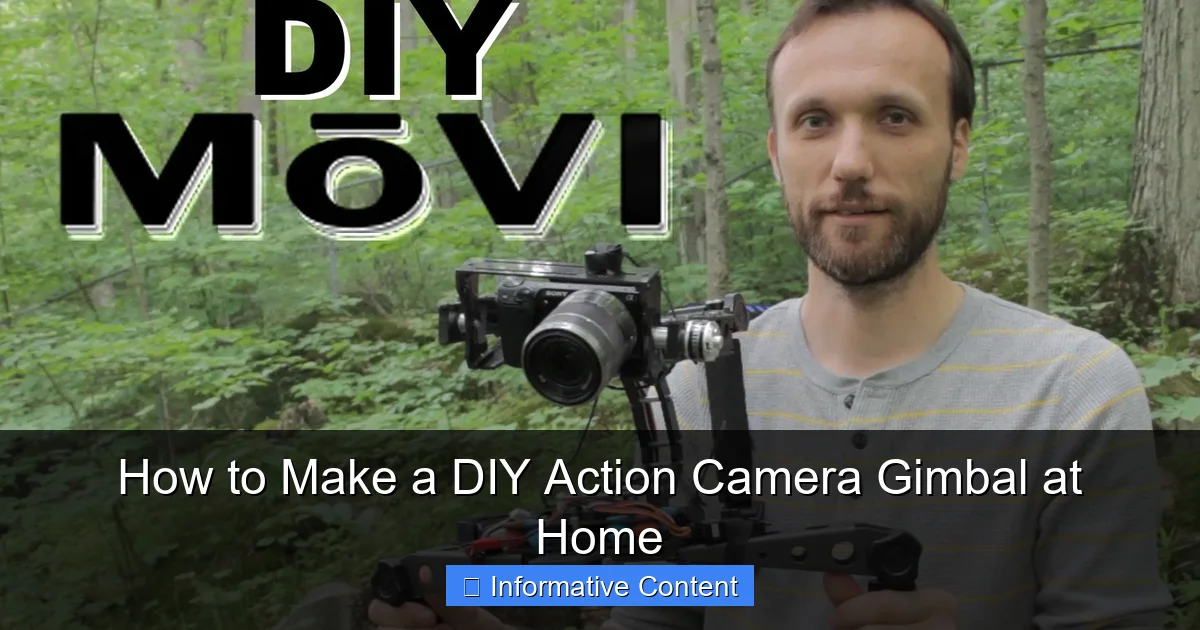 How to Make a DIY Action Camera Gimbal at Home