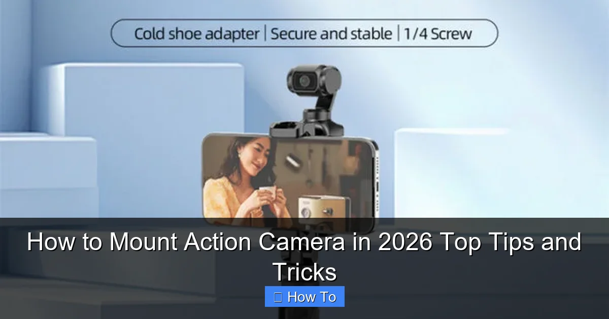 How to Mount Action Camera in 2026 Top Tips and Tricks