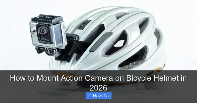 How to Mount Action Camera on Bicycle Helmet in 2026