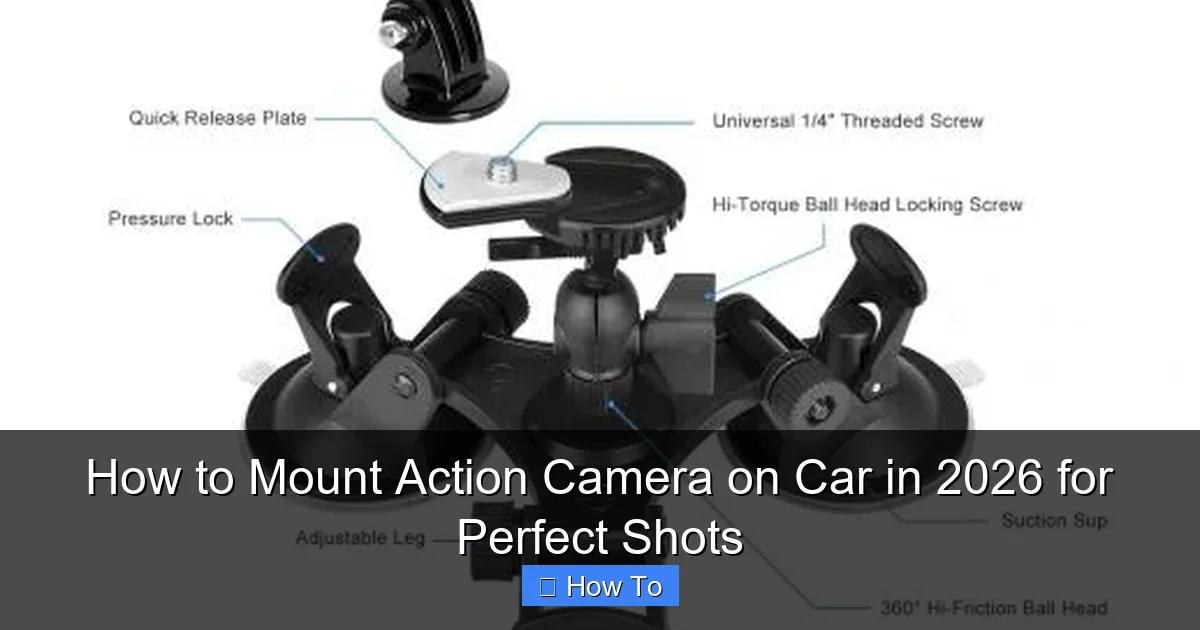 How to Mount Action Camera on Car in 2026 for Perfect Shots