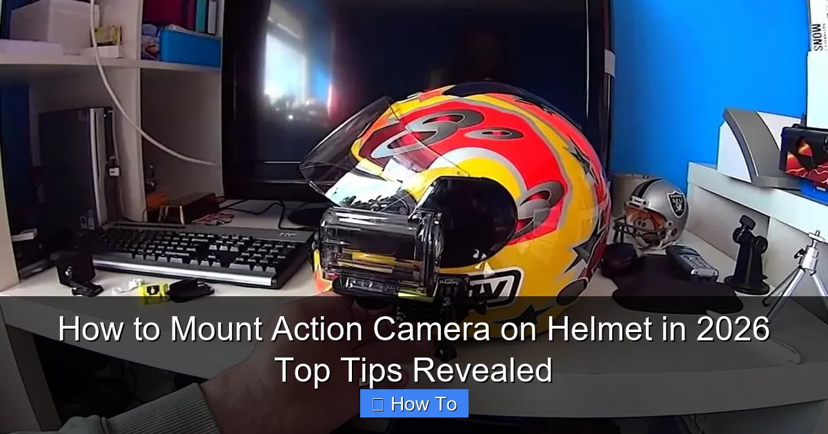 How to Mount Action Camera on Helmet in 2026 Top Tips Revealed