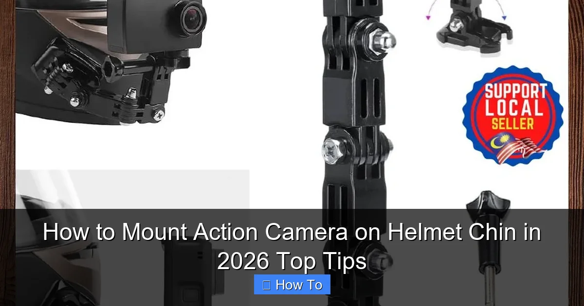 How to Mount Action Camera on Helmet Chin in 2026 Top Tips