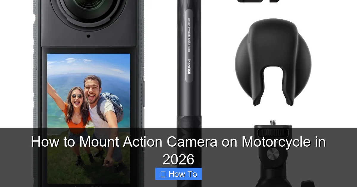 How to Mount Action Camera on Motorcycle in 2026