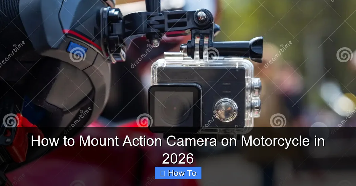 How to Mount Action Camera on Motorcycle in 2026