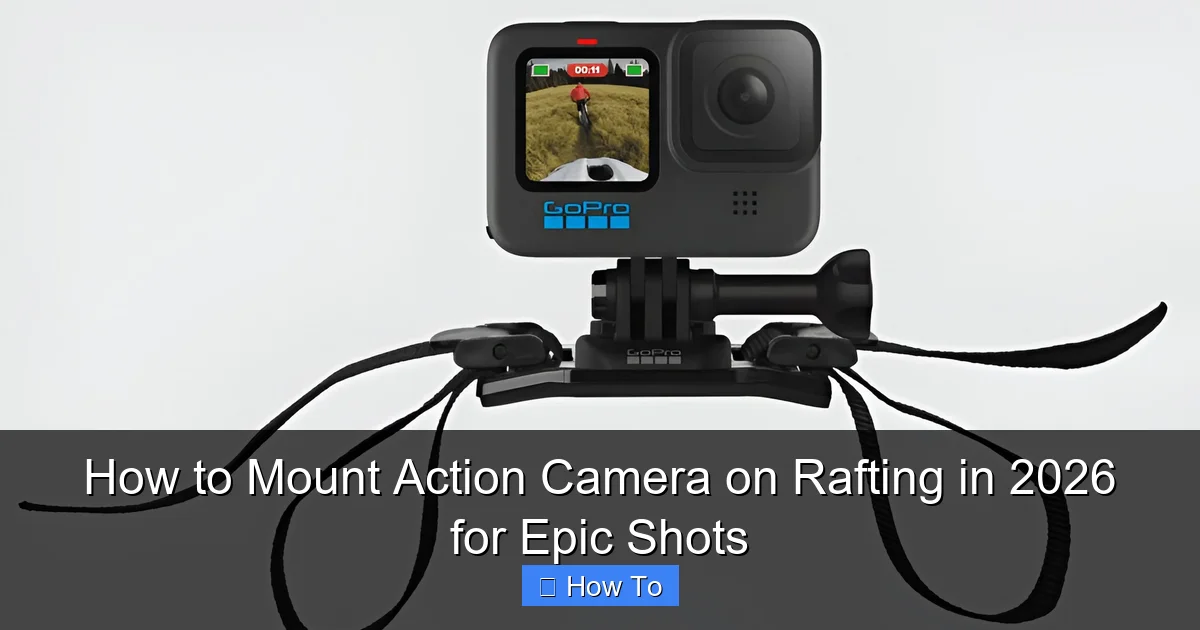 How to Mount Action Camera on Rafting in 2026 for Epic Shots