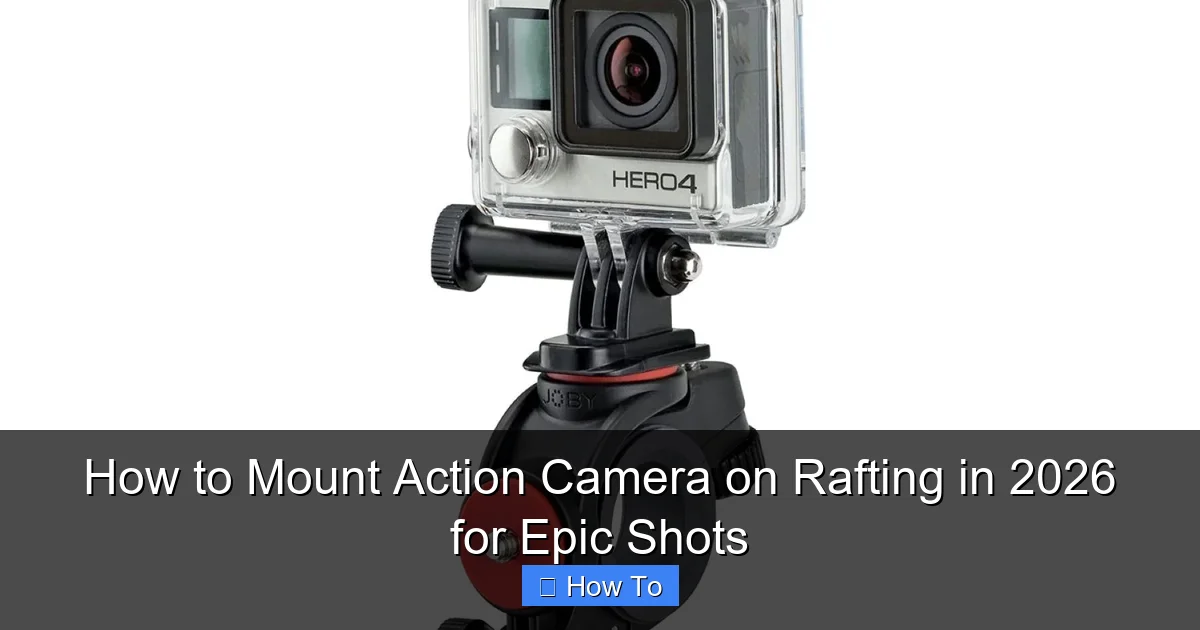 How to Mount Action Camera on Rafting in 2026 for Epic Shots
