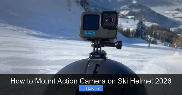 How to Mount Action Camera on Ski Helmet 2026