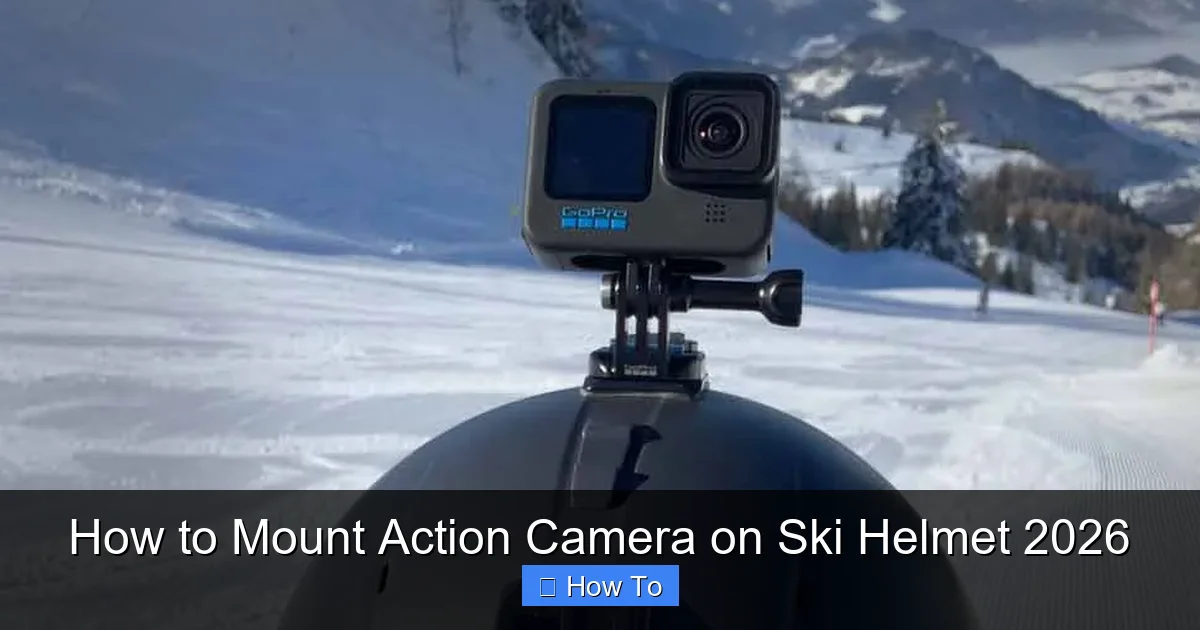 How to Mount Action Camera on Ski Helmet 2026