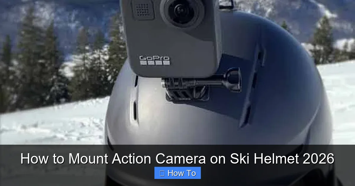 How to Mount Action Camera on Ski Helmet 2026