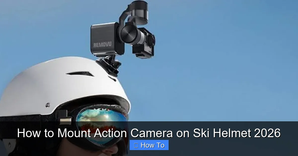 How to Mount Action Camera on Ski Helmet 2026