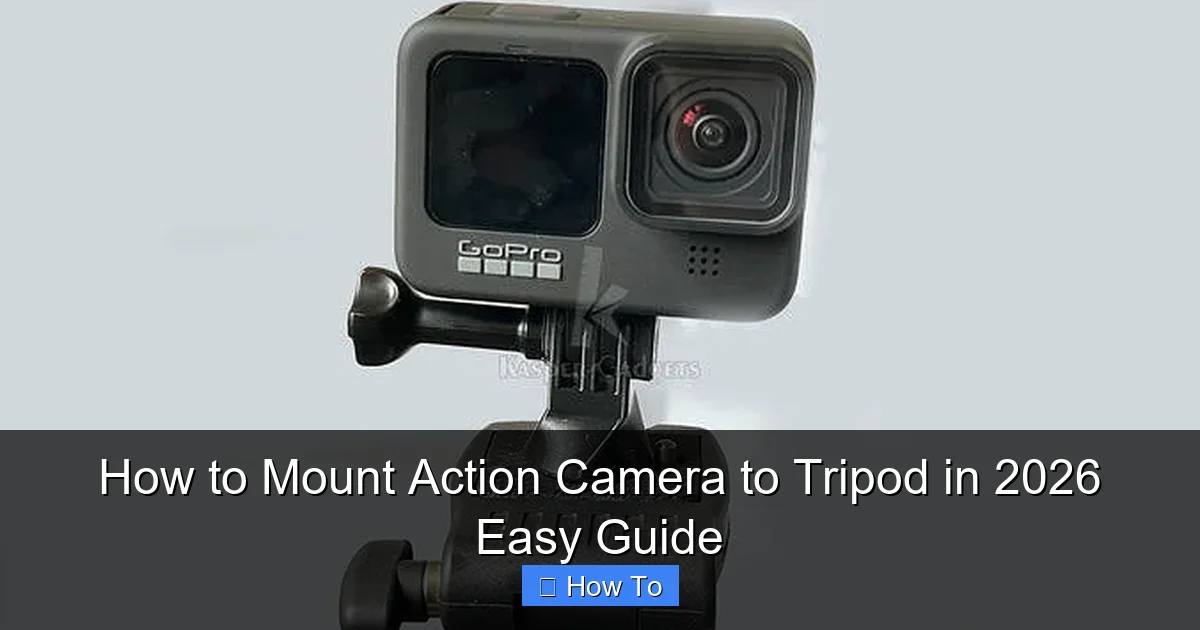 How to Mount Action Camera to Tripod in 2026 Easy Guide