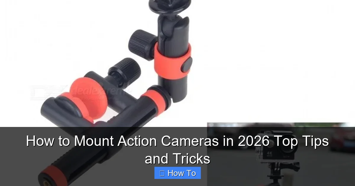 How to Mount Action Cameras in 2026 Top Tips and Tricks