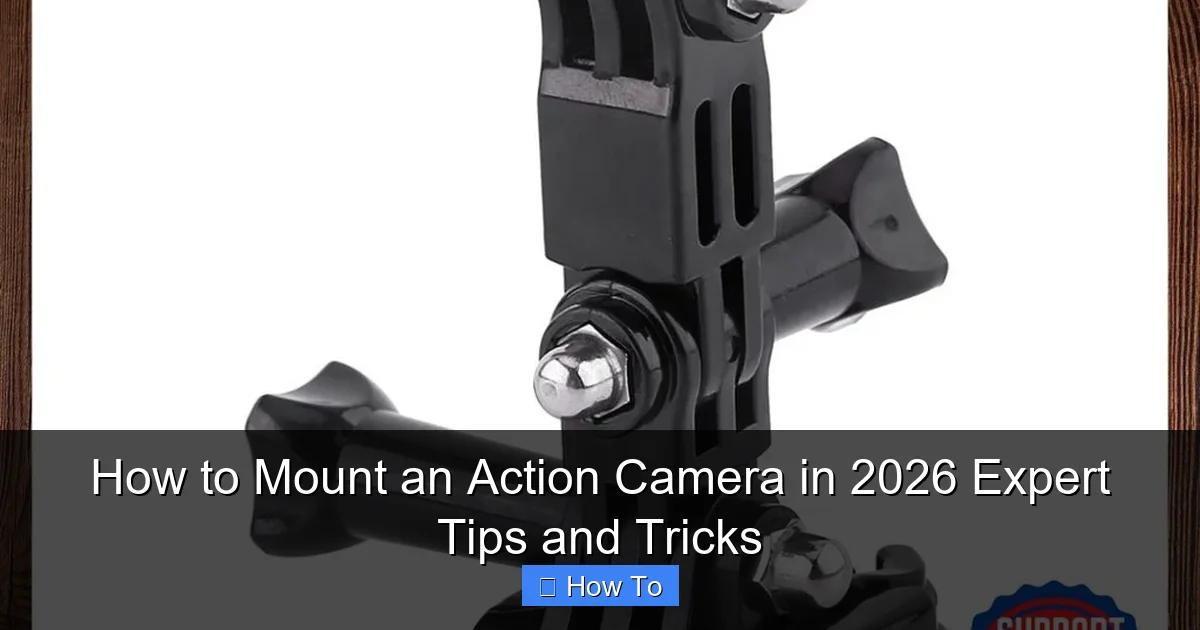 How to Mount an Action Camera in 2026 Expert Tips and Tricks