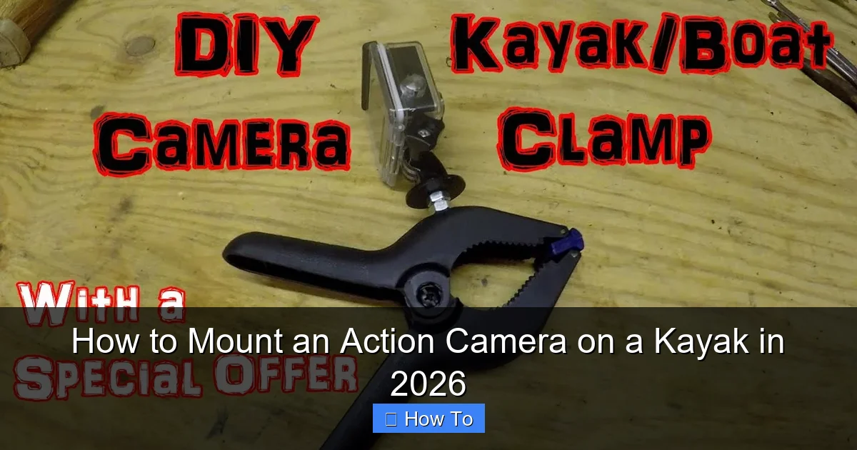 How to Mount an Action Camera on a Kayak in 2026
