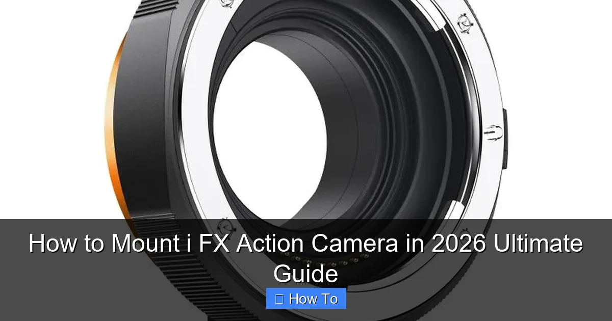 How to Mount i FX Action Camera in 2026 Ultimate Guide