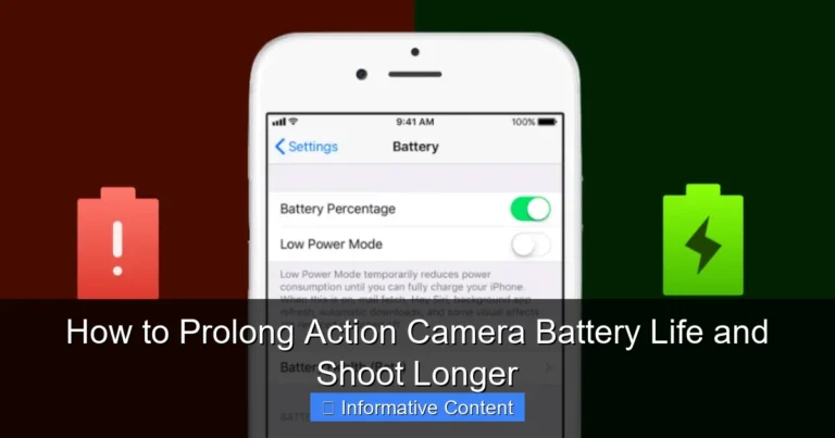 How to Prolong Action Camera Battery Life and Shoot Longer