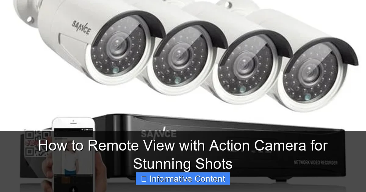 How to Remote View with Action Camera for Stunning Shots
