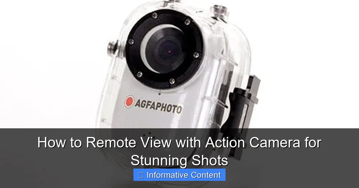 How to Remote View with Action Camera for Stunning Shots