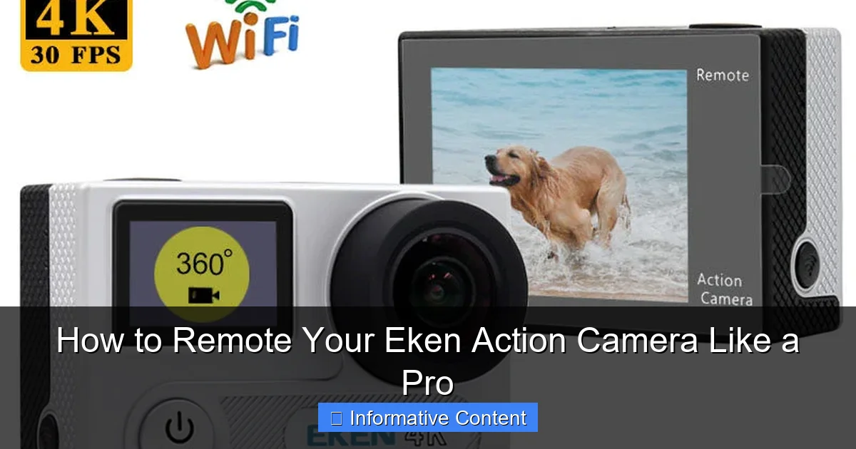 How to Remote Your Eken Action Camera Like a Pro