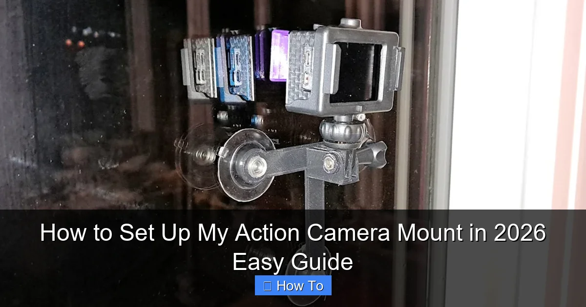 How to Set Up My Action Camera Mount in 2026 Easy Guide