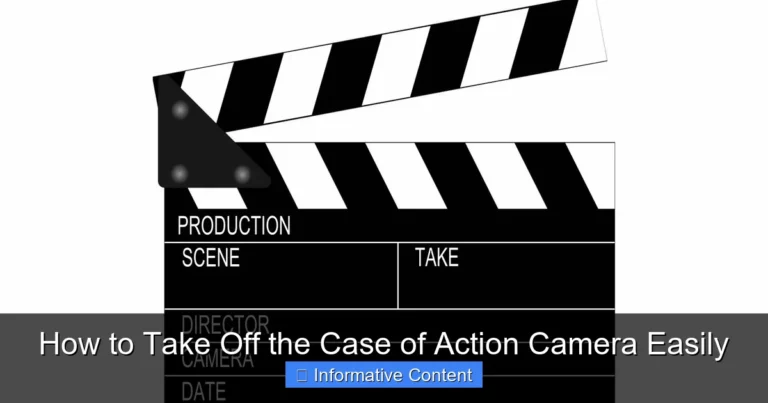 How to Take Off the Case of Action Camera Easily