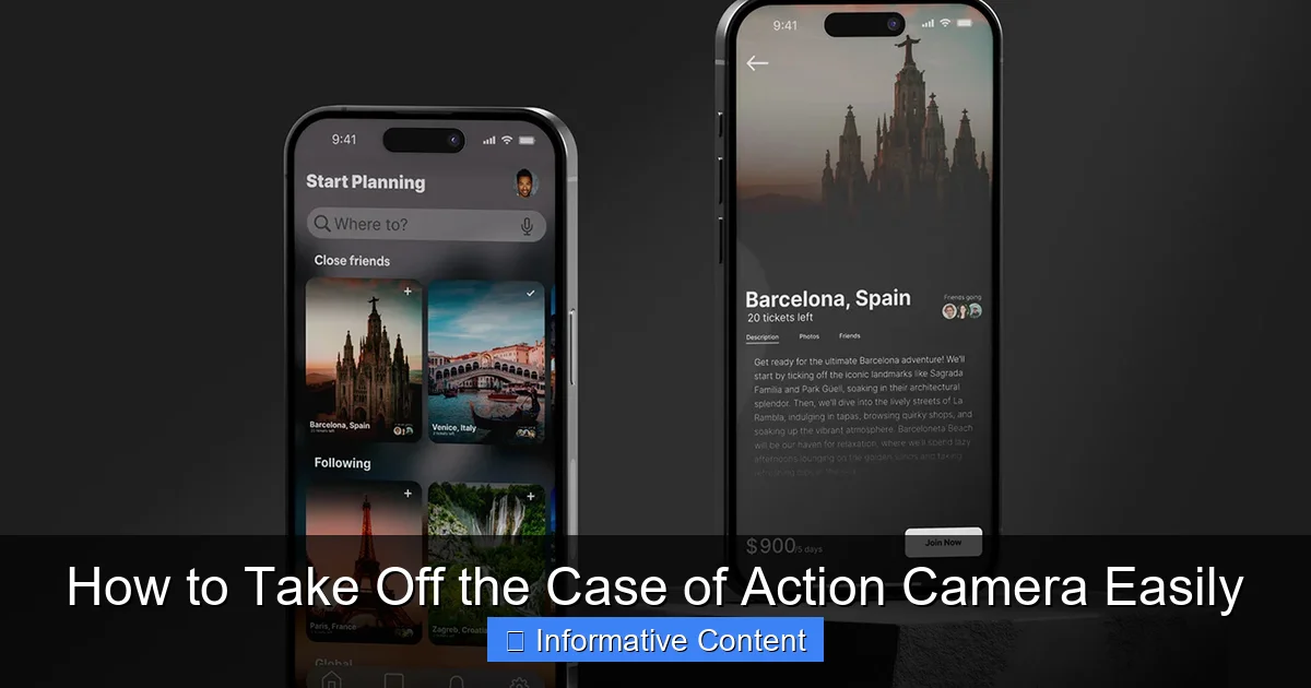 How to Take Off the Case of Action Camera Easily