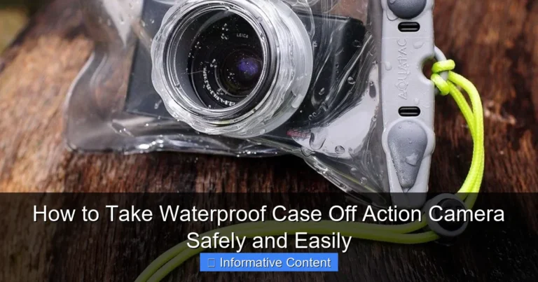 How to Take Waterproof Case Off Action Camera Safely and Easily