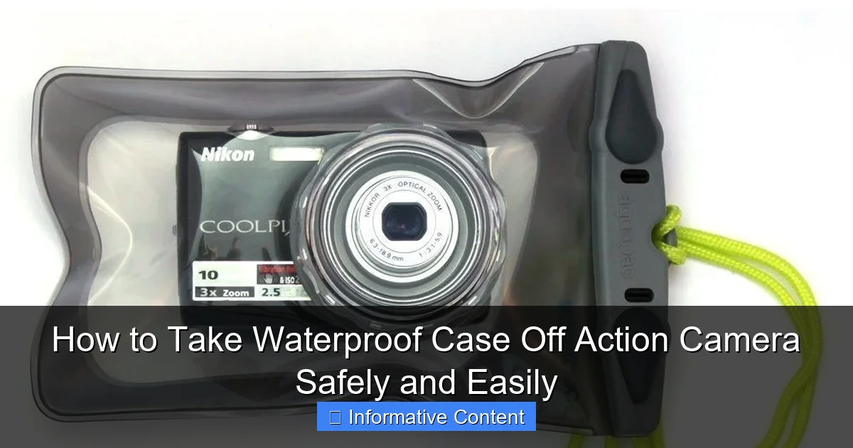 How to Take Waterproof Case Off Action Camera Safely and Easily