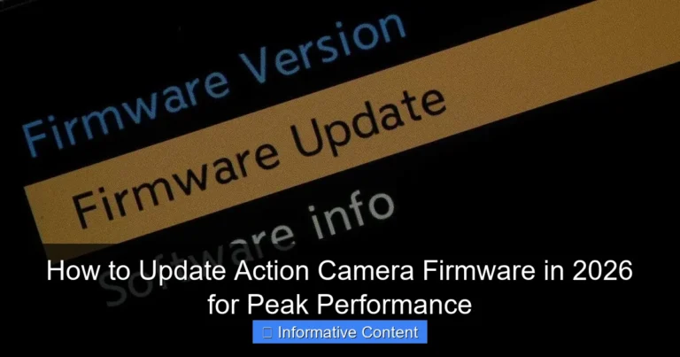 How to Update Action Camera Firmware in 2026 for Peak Performance