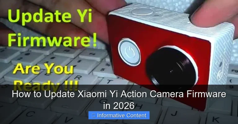 How to Update Xiaomi Yi Action Camera Firmware in 2026