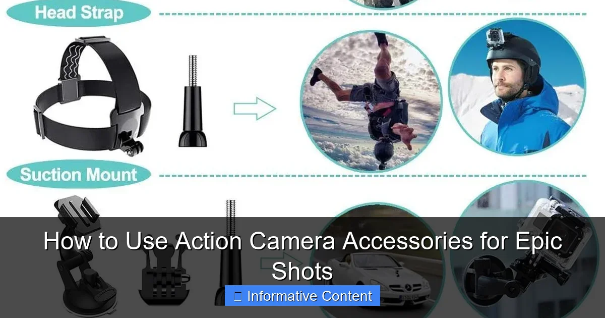 How to Use Action Camera Accessories for Epic Shots
