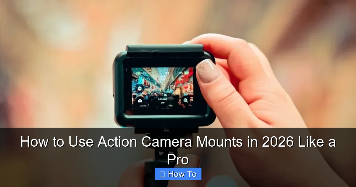 How to Use Action Camera Mounts in 2026 Like a Pro