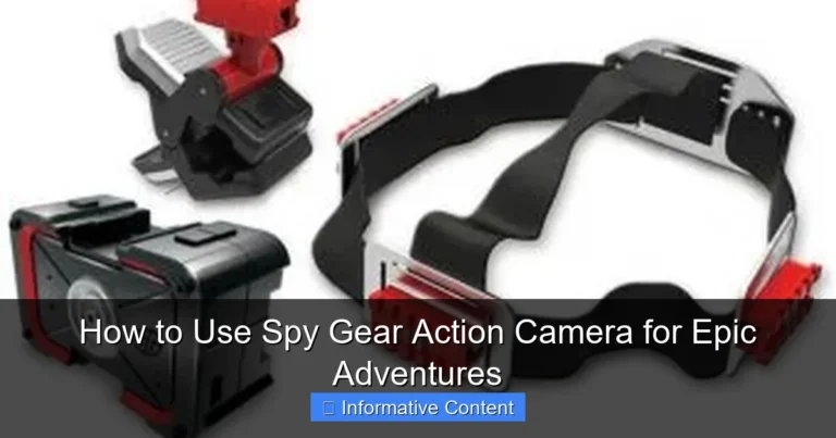 How to Use Spy Gear Action Camera for Epic Adventures