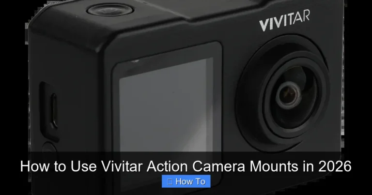 How to Use Vivitar Action Camera Mounts in 2026