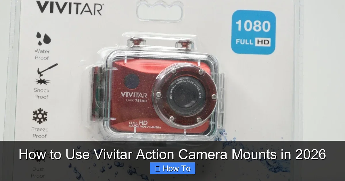 How to Use Vivitar Action Camera Mounts in 2026
