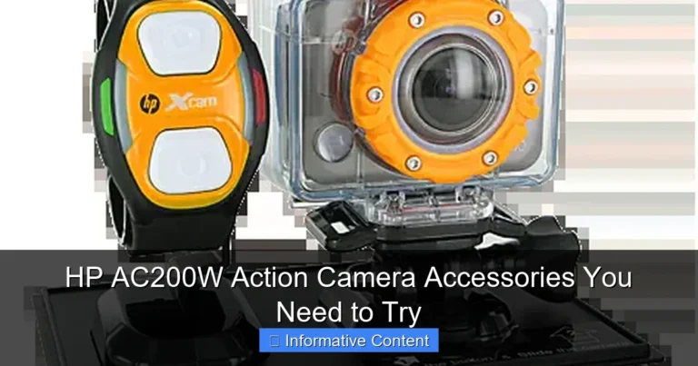 HP AC200W Action Camera Accessories You Need to Try
