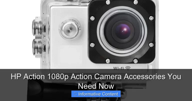 HP Action 1080p Action Camera Accessories You Need Now
