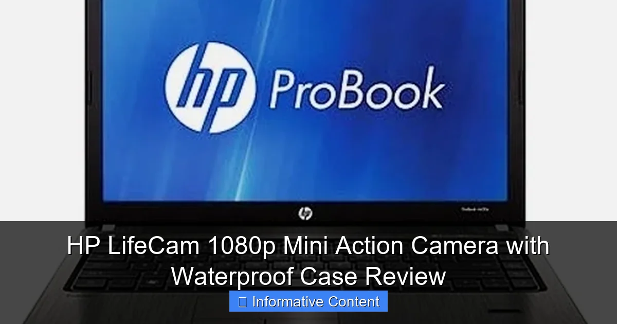 HP LifeCam 1080p Mini Action Camera with Waterproof Case Review