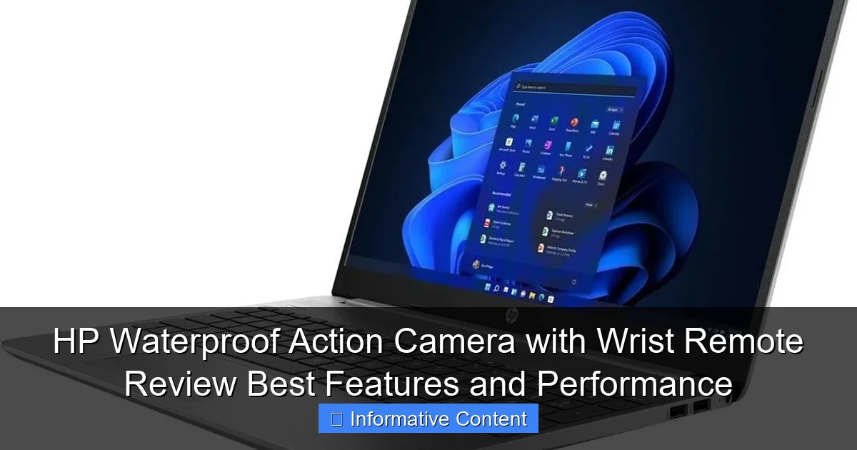 HP Waterproof Action Camera with Wrist Remote Review Best Features and Performance
