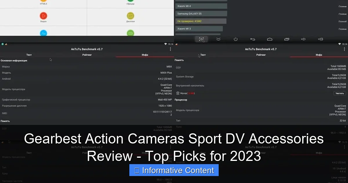 Gearbest Action Cameras Sport DV Accessories Review - Top Picks for 2023