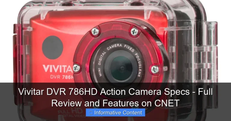 Vivitar DVR 786HD Action Camera Specs - Full Review and Features on CNET