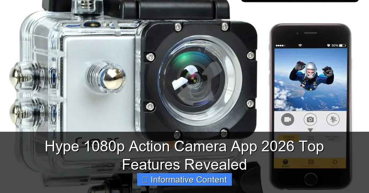 Hype 1080p Action Camera App 2026 Top Features Revealed