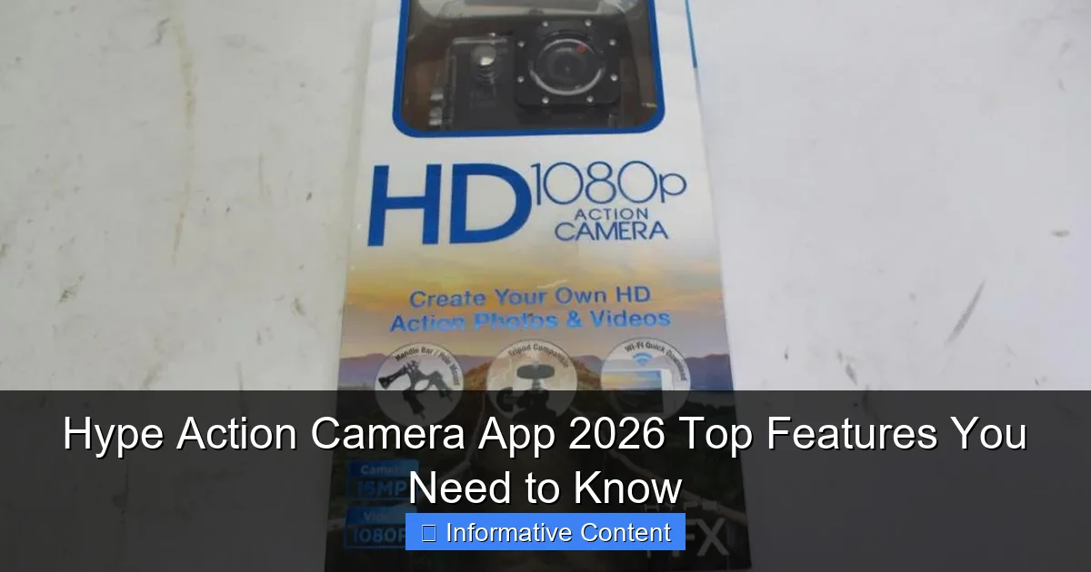 Hype Action Camera App 2026 Top Features You Need to Know