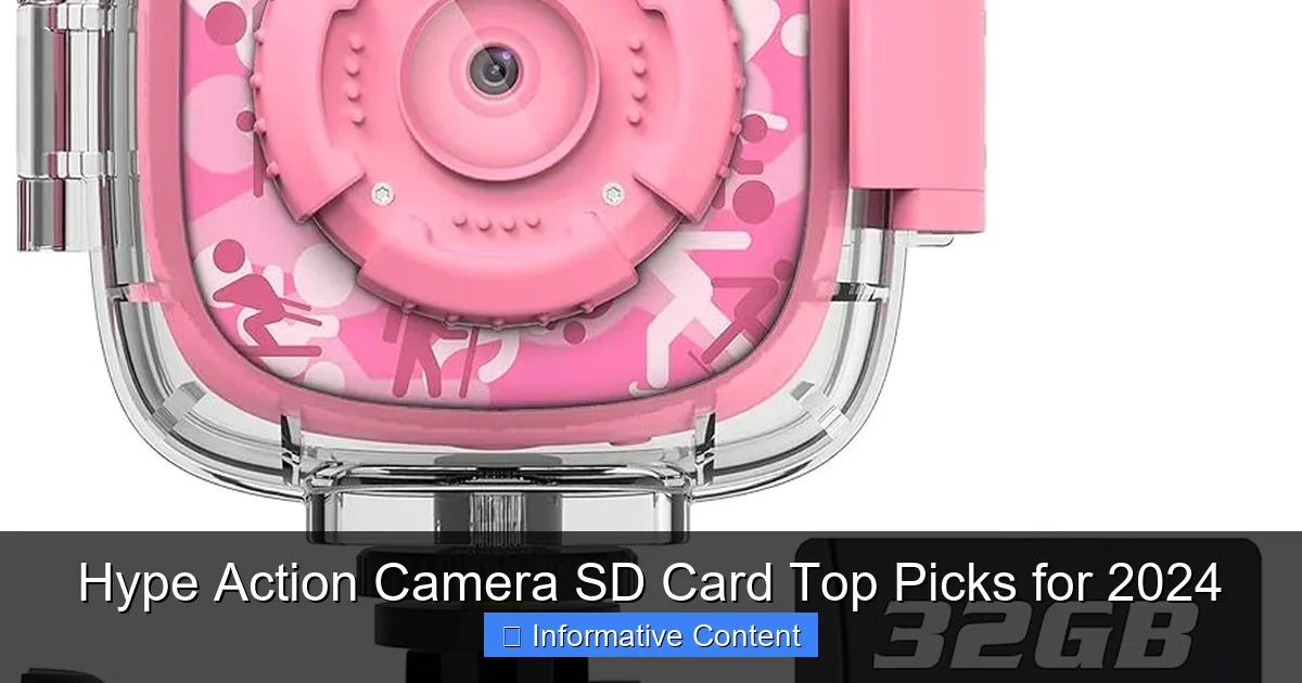 Hype Action Camera SD Card Top Picks for 2024
