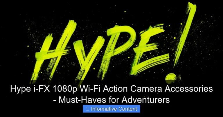 Hype i-FX 1080p Wi-Fi Action Camera Accessories - Must-Haves for Adventurers