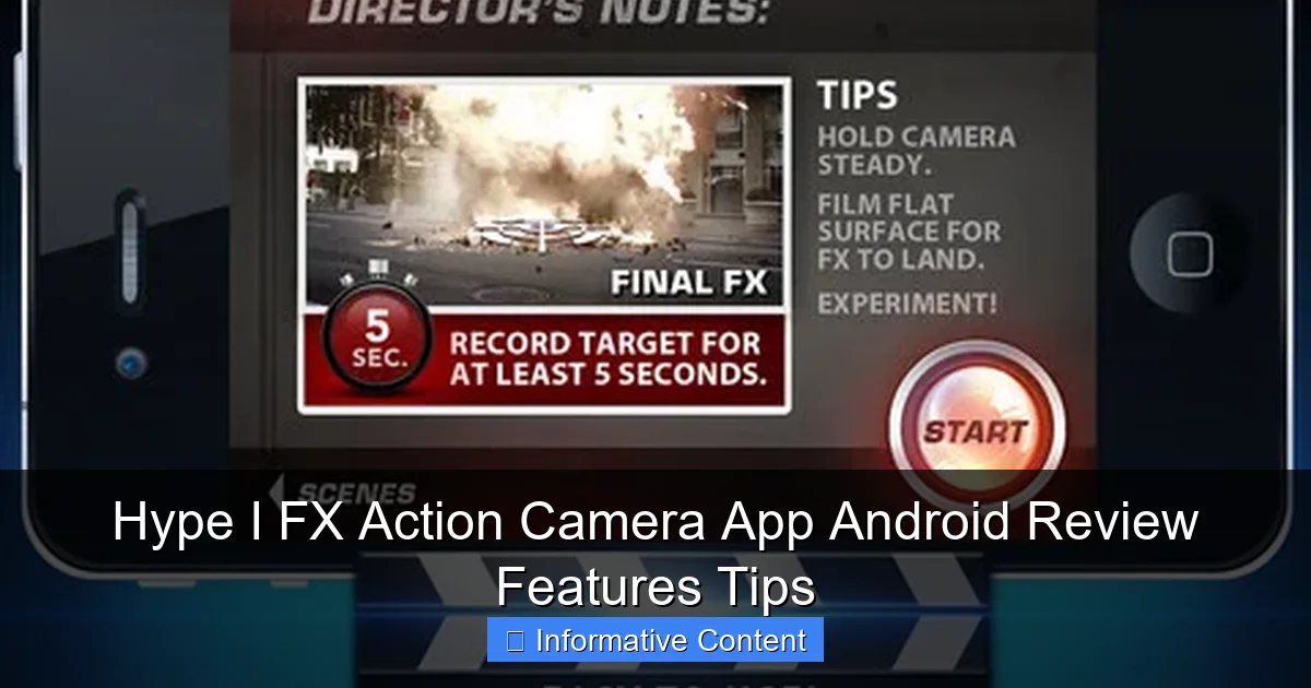 Hype I FX Action Camera App Android Review Features Tips