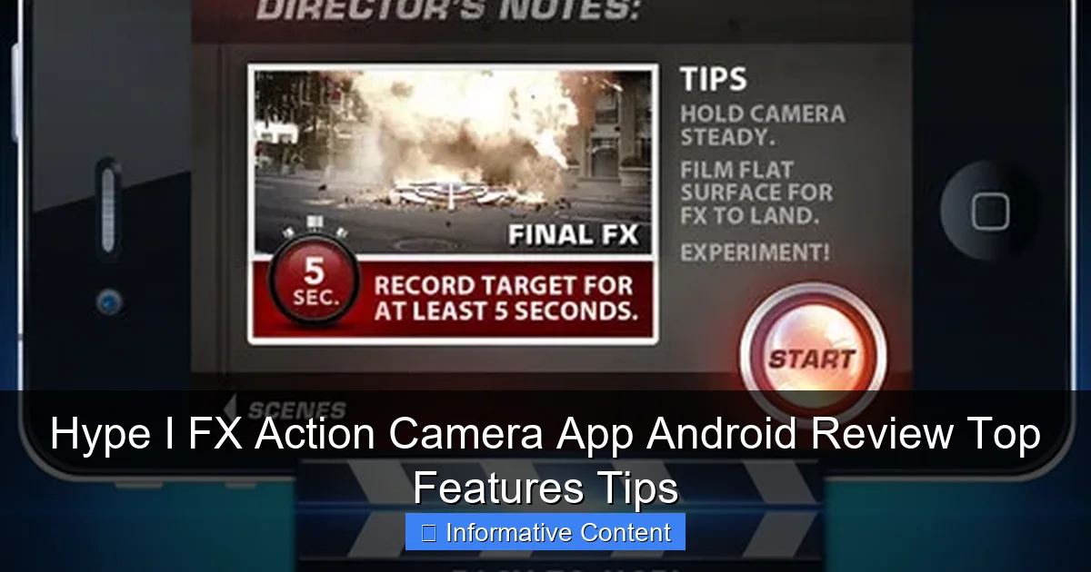 Hype I FX Action Camera App Android Review Top Features Tips