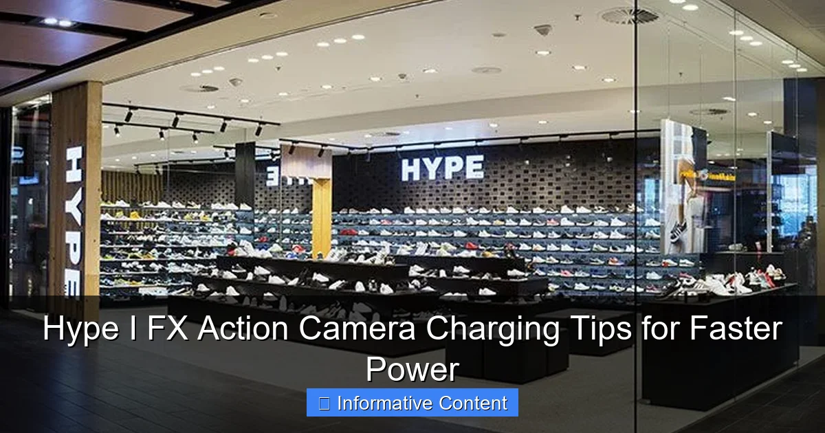 Hype I FX Action Camera Charging Tips for Faster Power