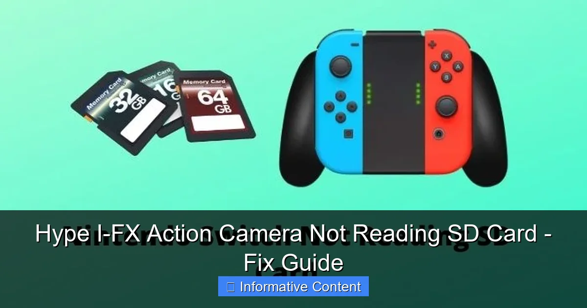 Hype I-FX Action Camera Not Reading SD Card - Fix Guide