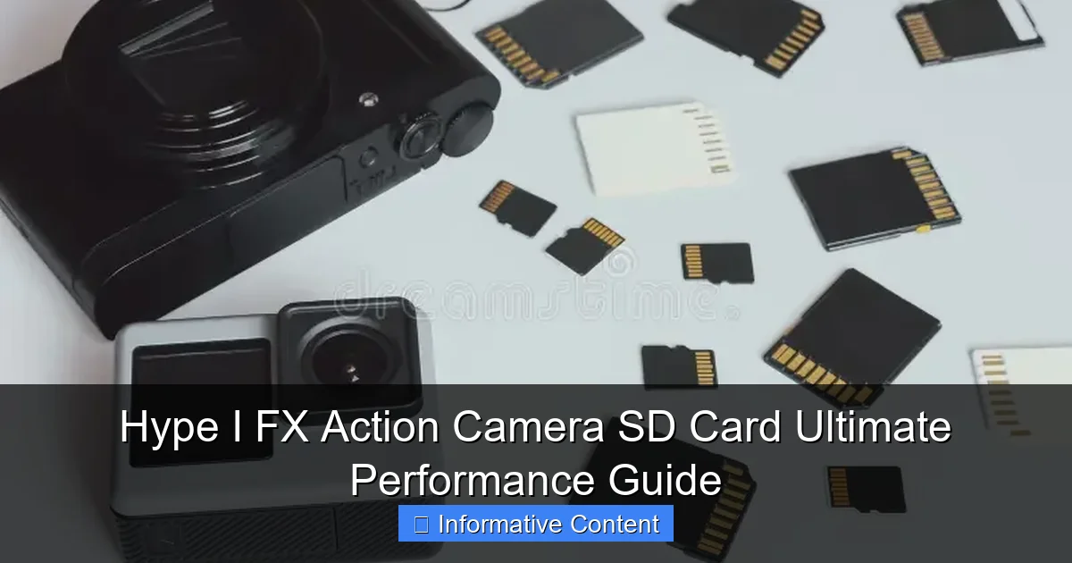 Hype I FX Action Camera SD Card Ultimate Performance Guide